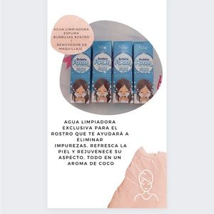 CLEANING WATER  FOAM  FACE BUBBLES